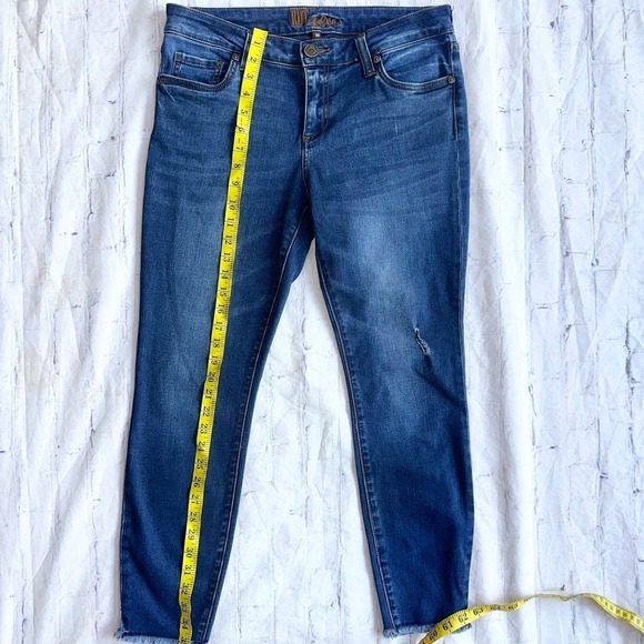 NWOT Women’s Size 10 Kut From The Kloth Raw Ankle Skinny Jeans - Picture 8 of 9